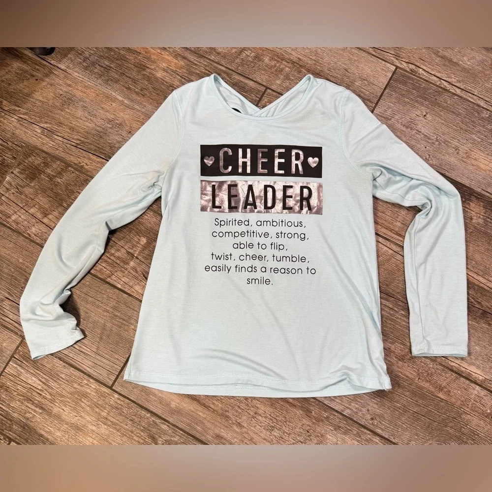 Cheer Leader Light Blue Girls Top​